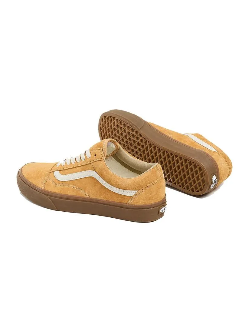 Zapatilla Hombre Vans Old Skool Mostaza Ante