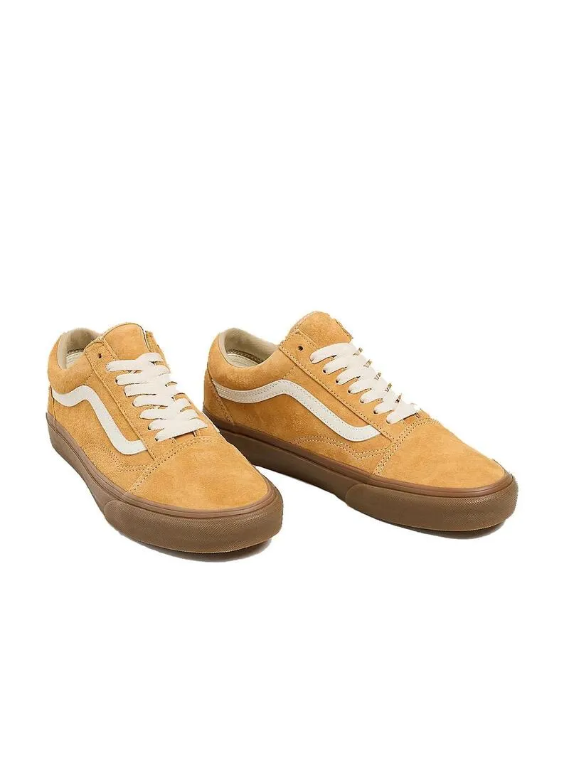 Zapatilla Hombre Vans Old Skool Mostaza Ante