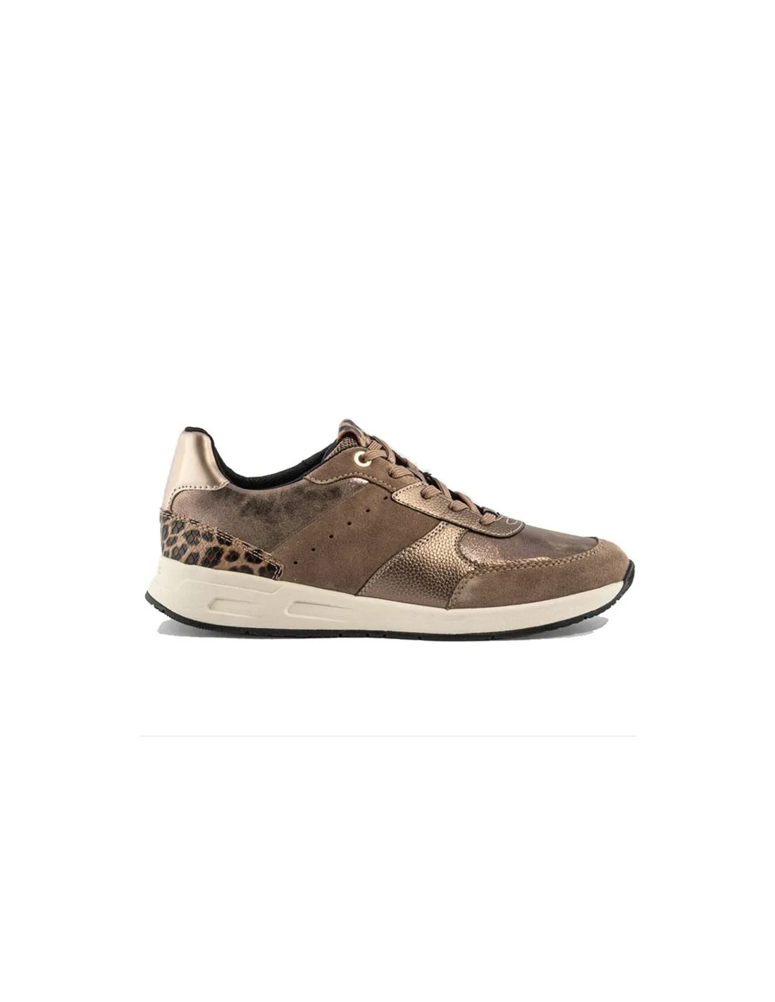 Zapatillas Geox Bulmya Dorado Mujer