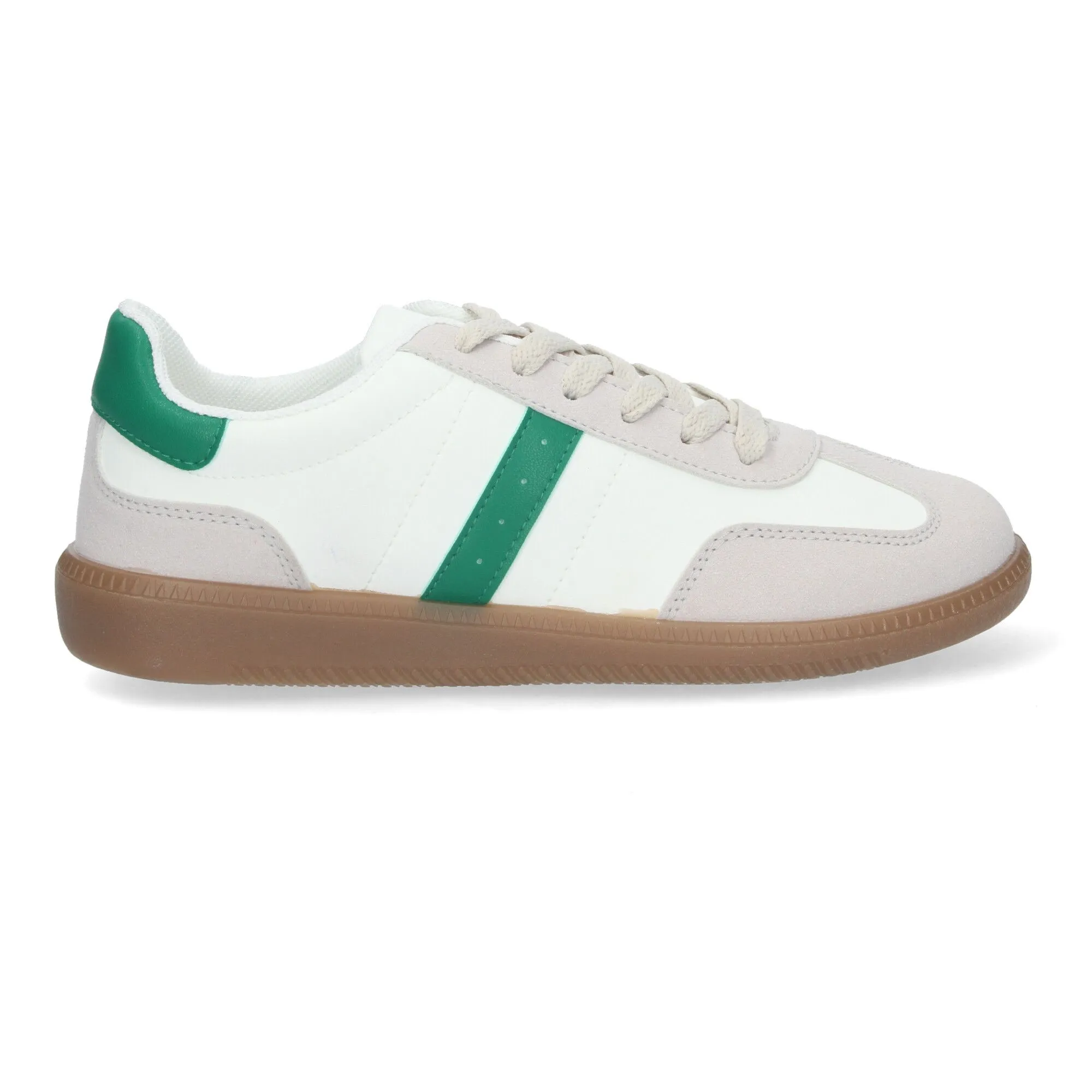 Zapatillas planas cómodas para mujer color verde EV321