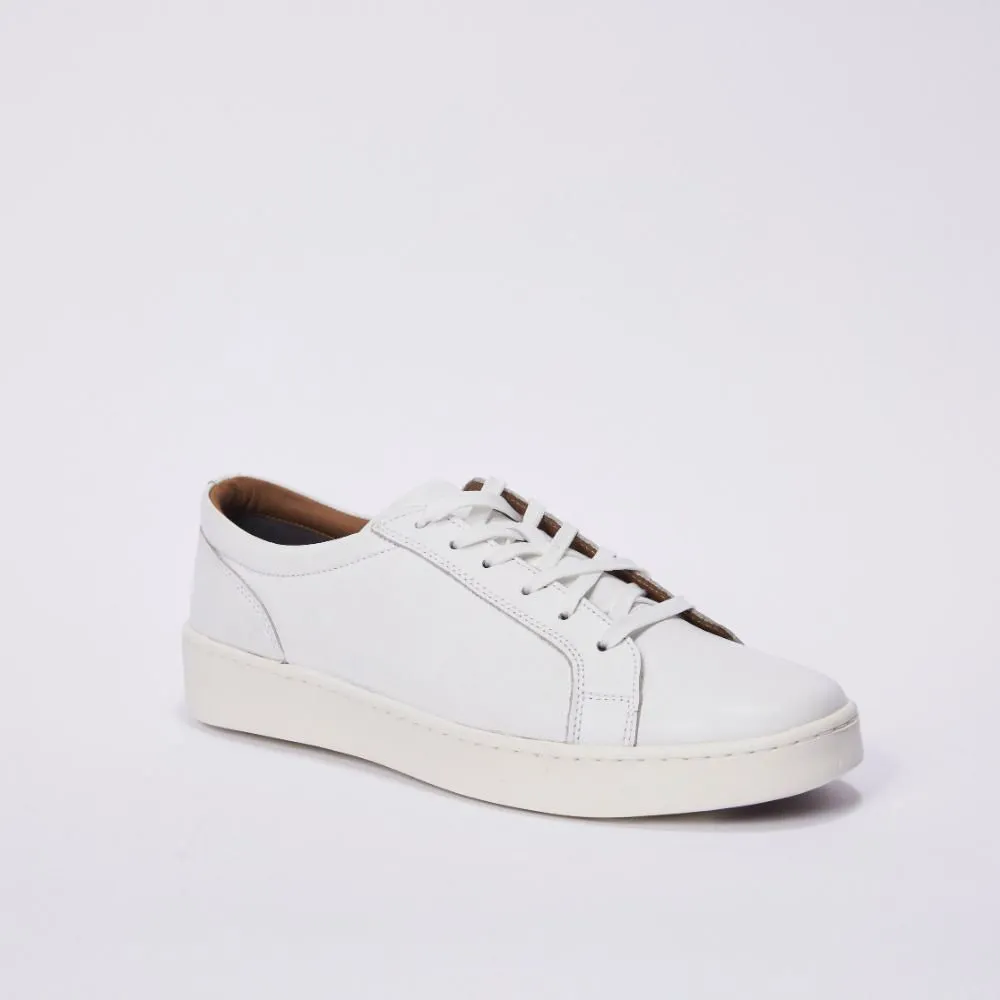 Zapatillas Urbanas Dauss Para Hombre Blanco Cuero