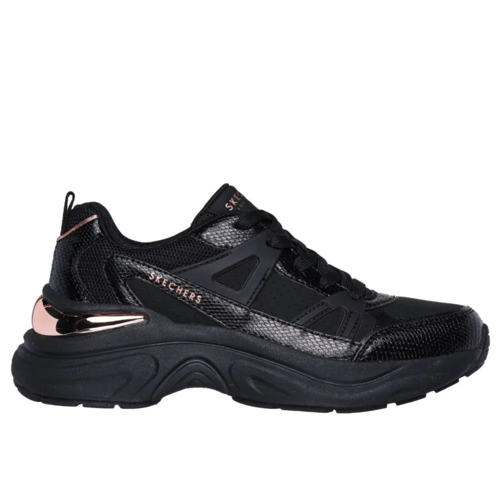 Zapatillas Urbanas Skechers Para Mujer 177576 Negro