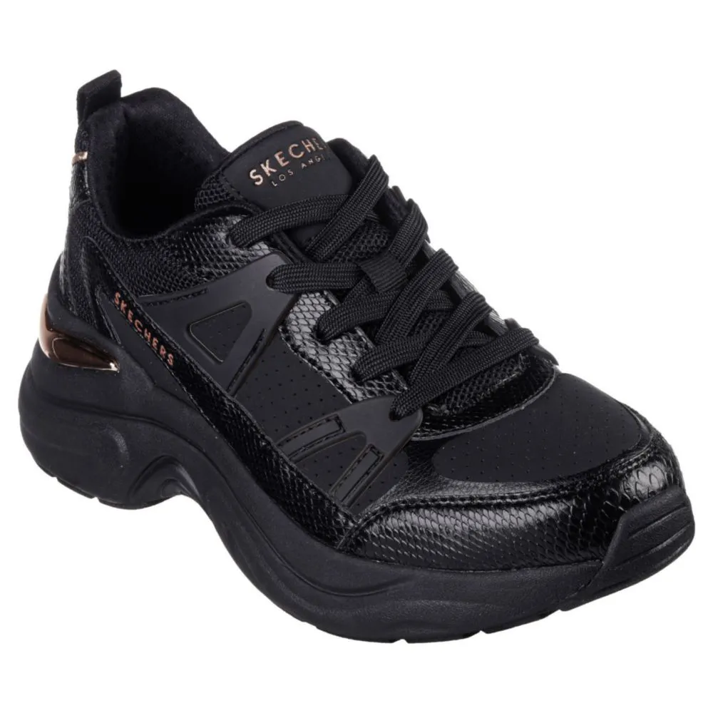 Zapatillas Urbanas Skechers Para Mujer 177576 Negro