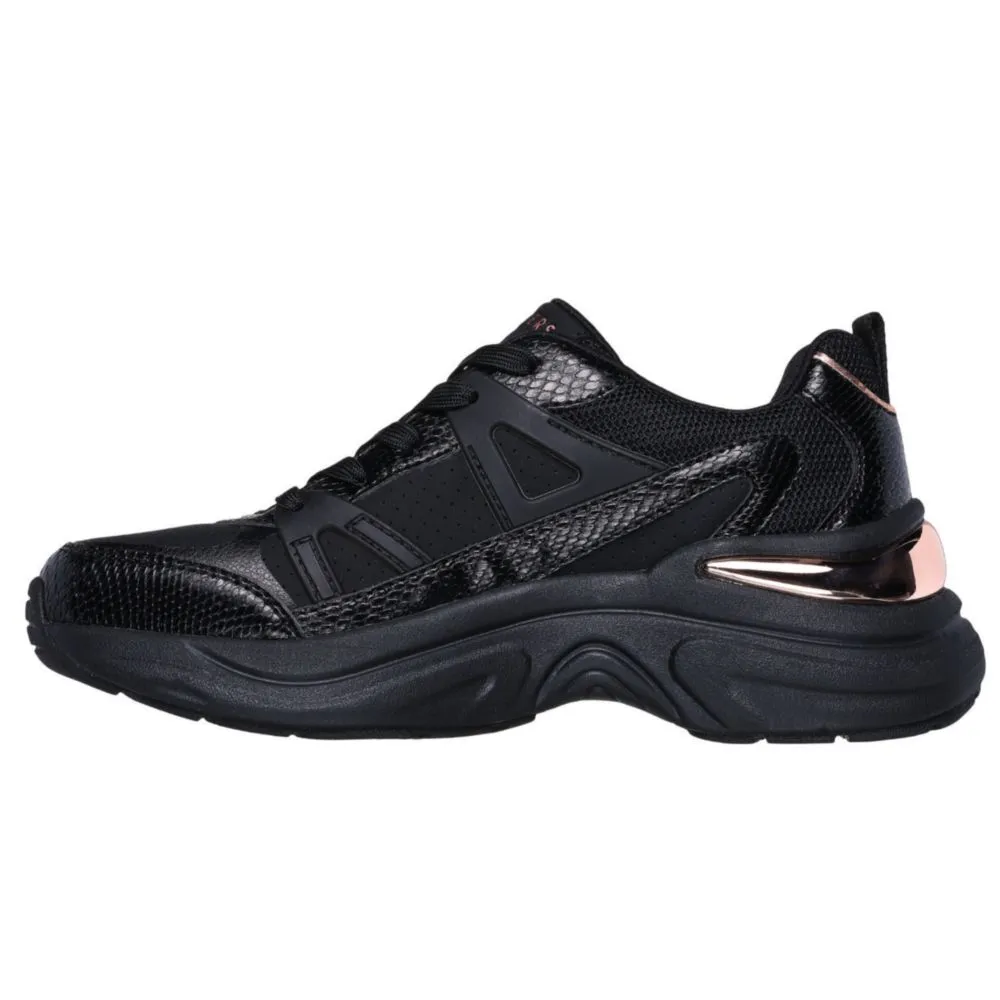 Zapatillas Urbanas Skechers Para Mujer 177576 Negro