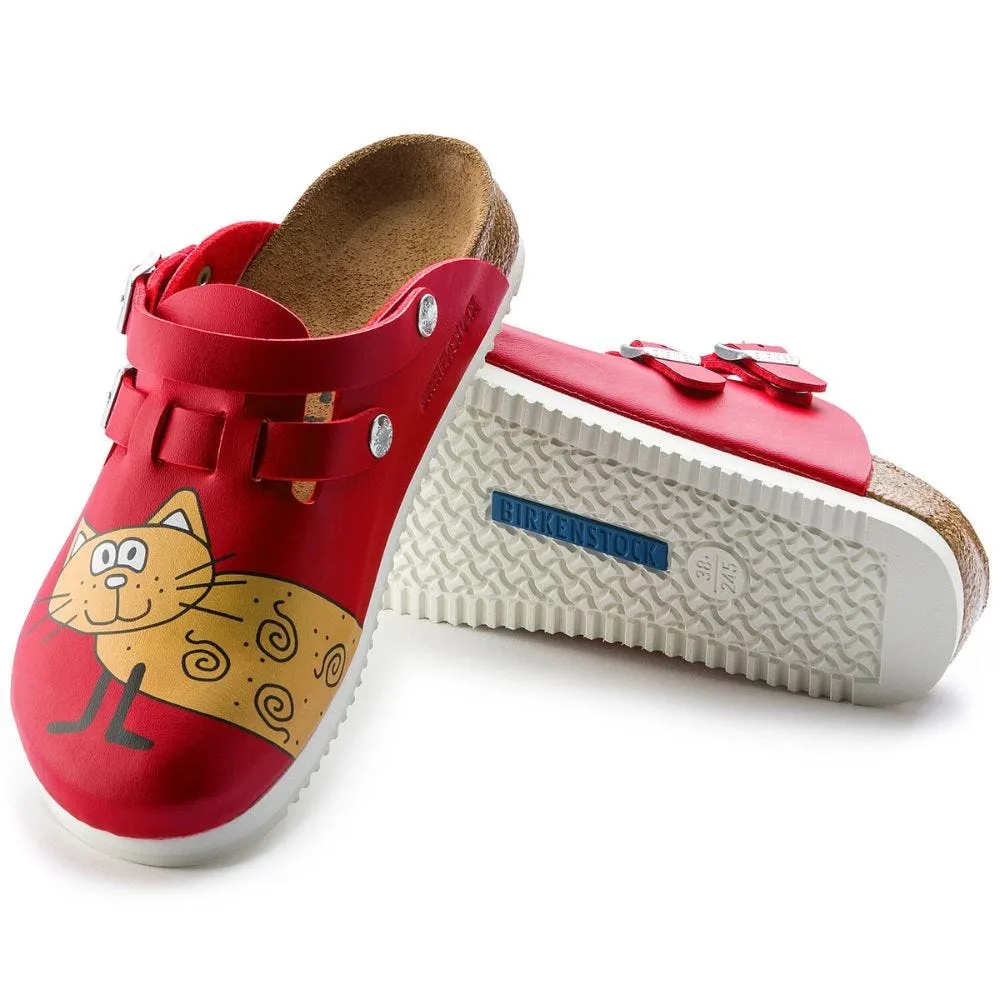 Zueco Birkenstock Kay SL BF Cat Red