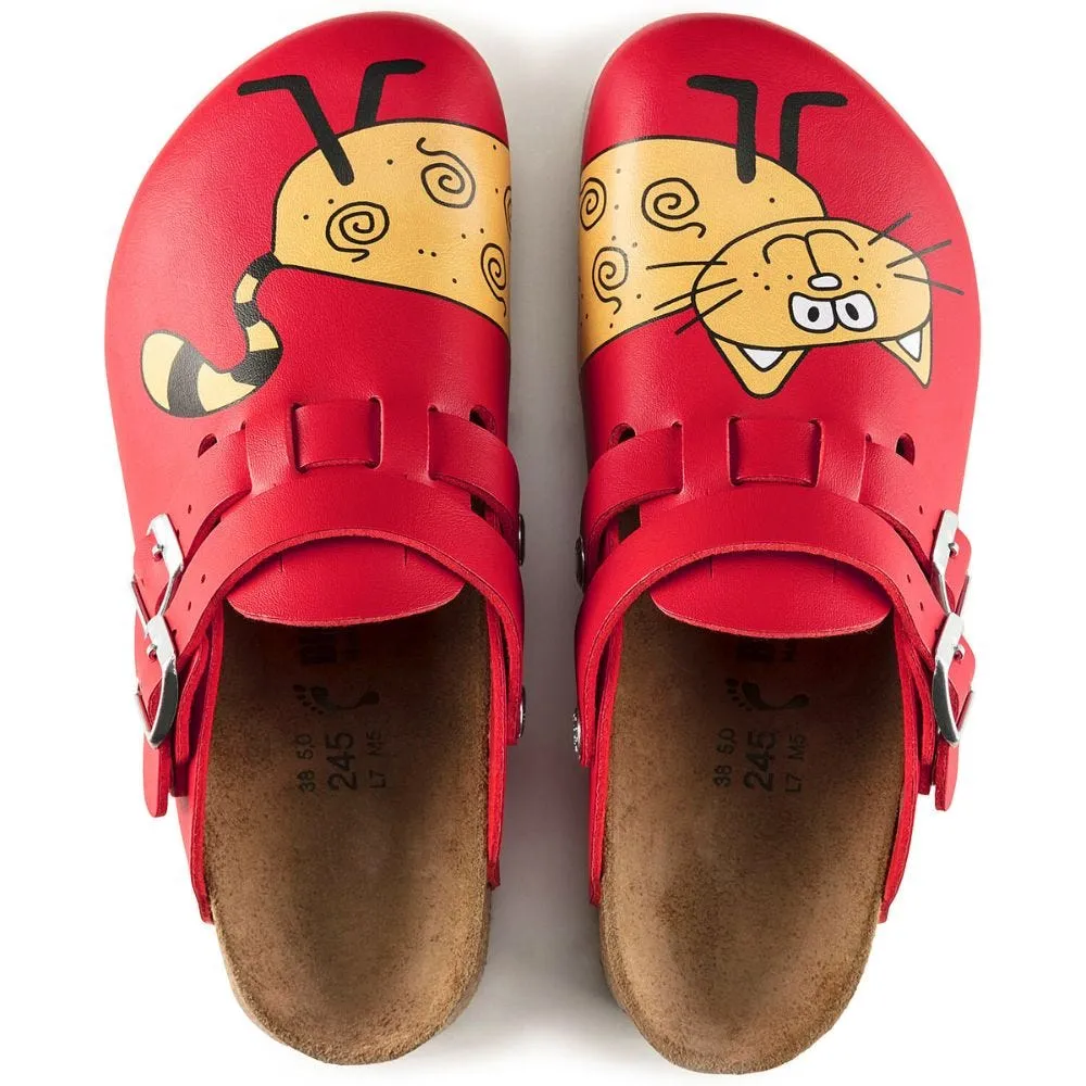 Zueco Birkenstock Kay SL BF Cat Red