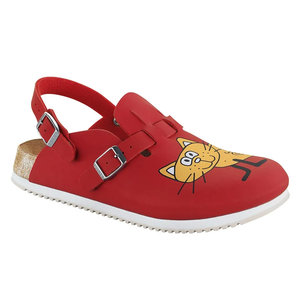 Zueco Birkenstock Kay SL BF Cat Red