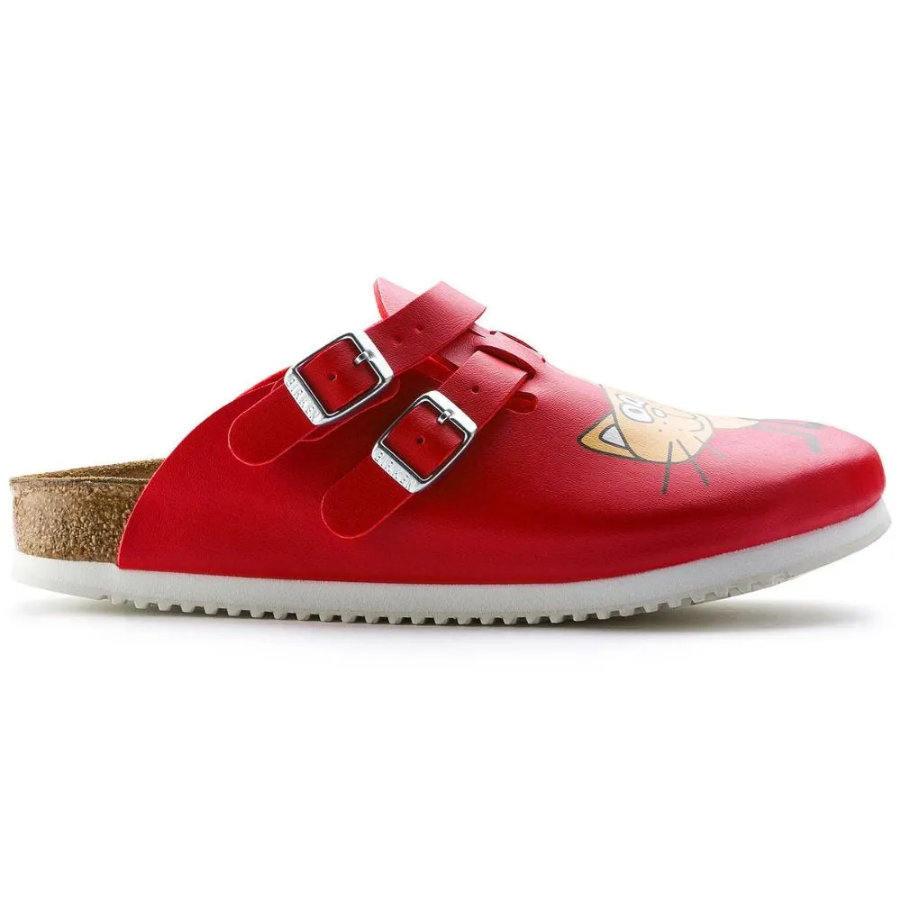 Zueco Birkenstock Kay SL BF Cat Red